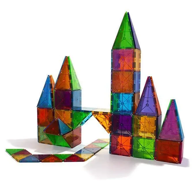 Juguetes para niños, rompecabezas de jardín de infantes, ventana a color, película magnética transparente de 100