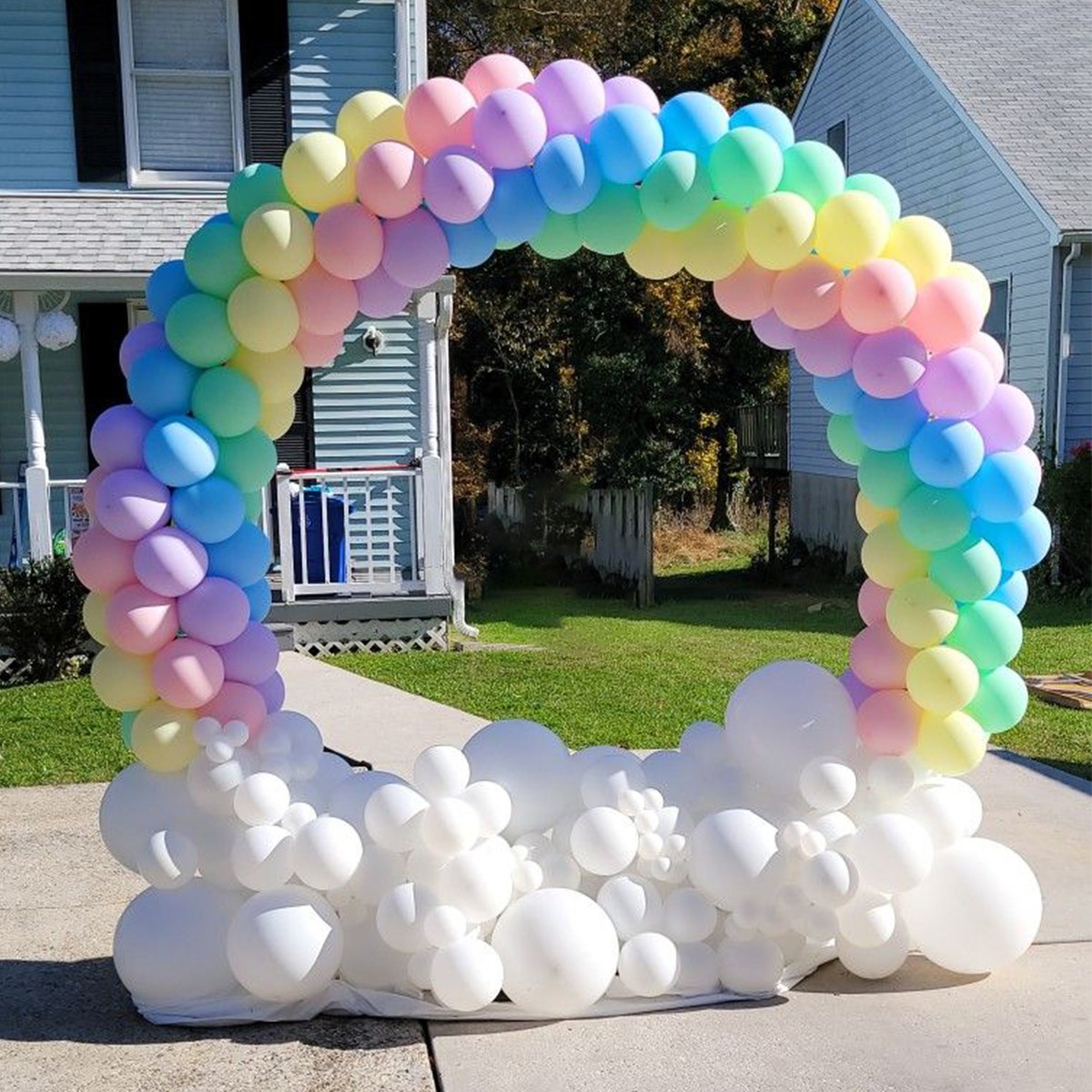 Kit de arco de globos redondo