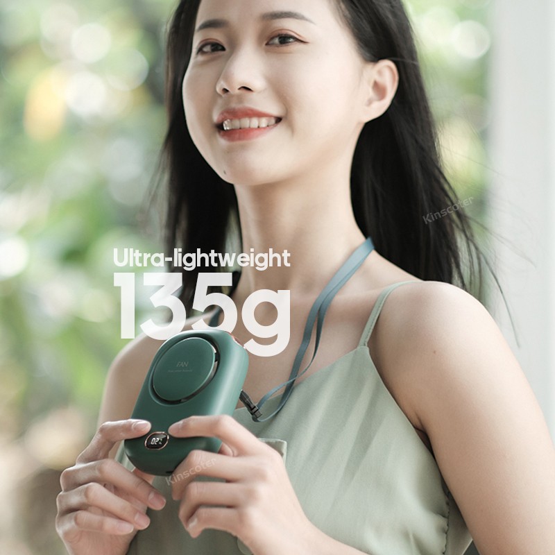 Ventilador portátil de cuello colgante
