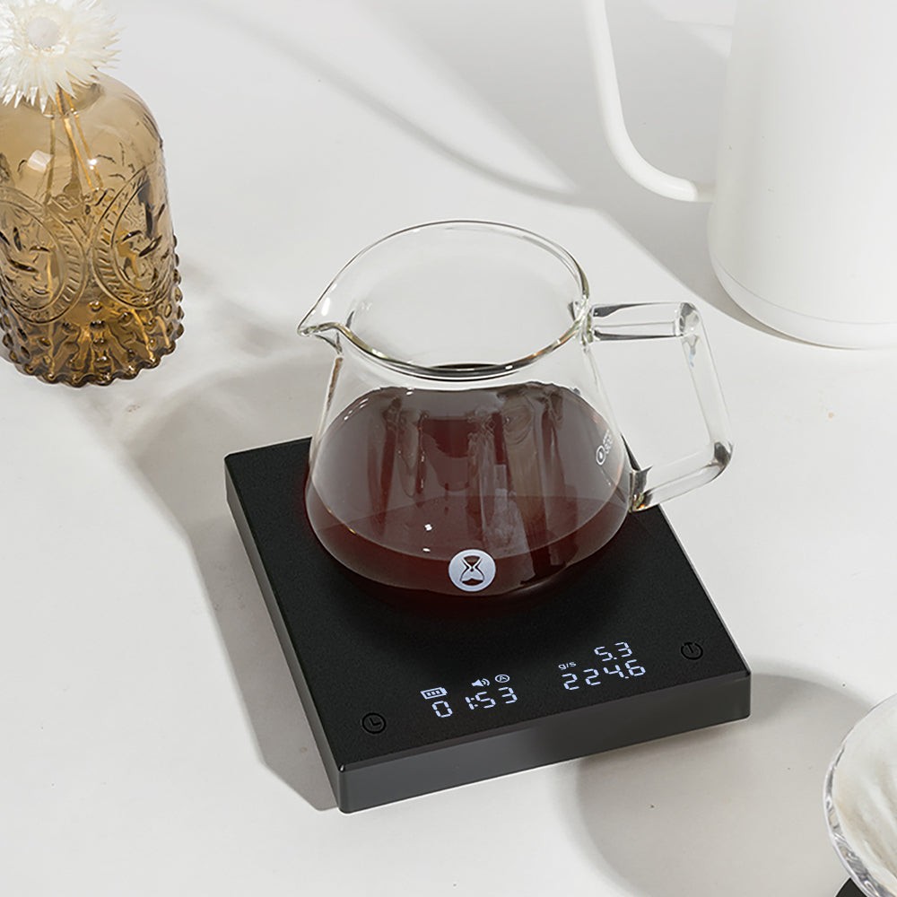 Báscula de café vertido TIMEMORE Basic 2 con espejo negro