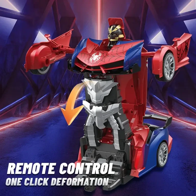 Robot de juguete con control remoto transformable en araña