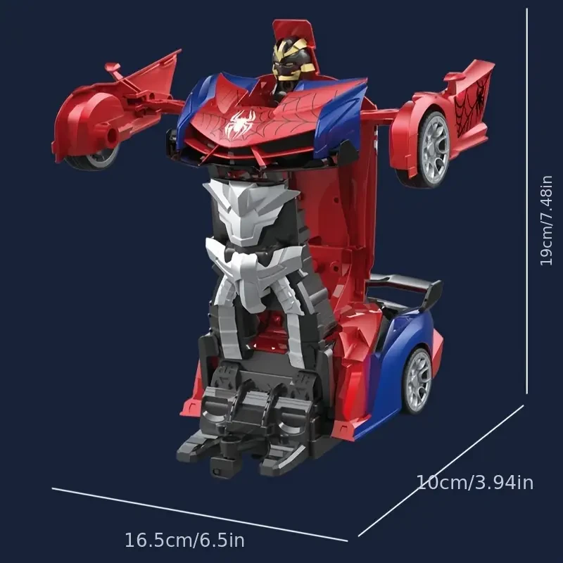 Robot de juguete con control remoto transformable en araña