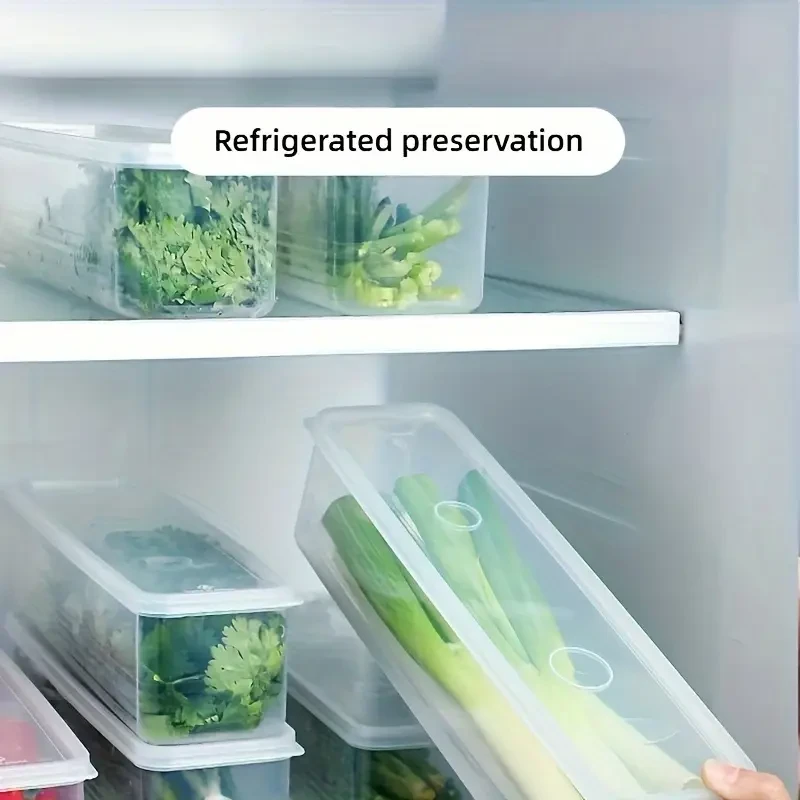 Paquete de 4 recipientes de plástico para almacenar alimentos sin BPA con tapa