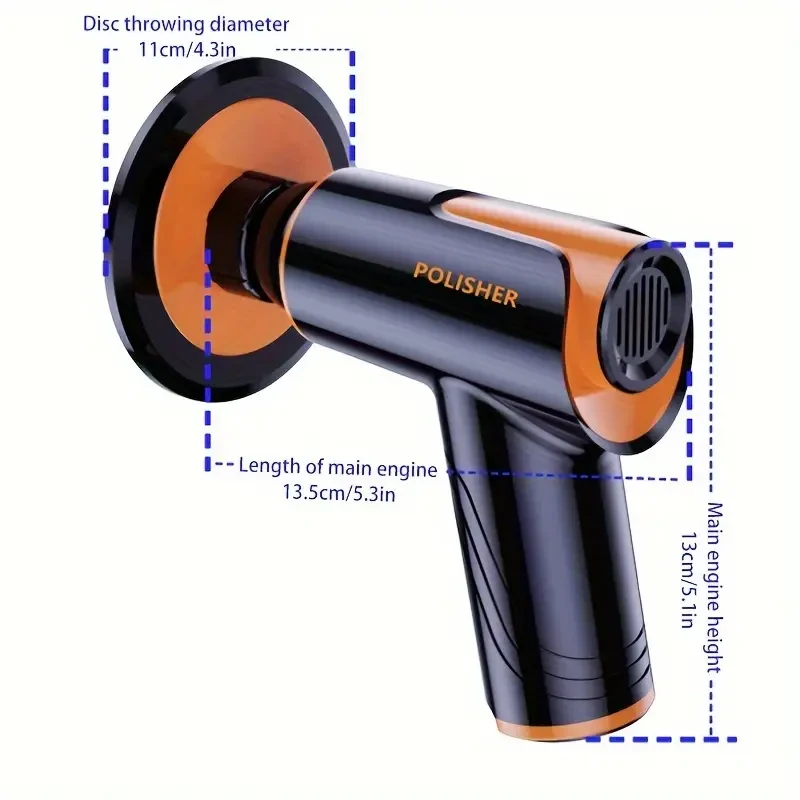 Enceradora y pulidora inalámbrica portátil para coche de 100 W