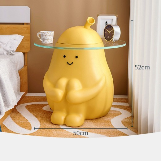 Pequeña mesa de té de pera para el hogar