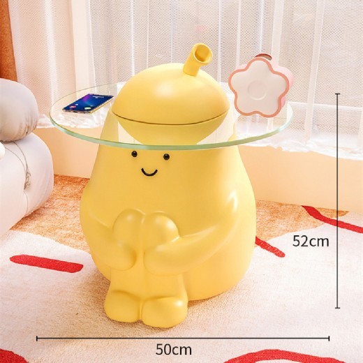 Pequeña mesa de té de pera para el hogar