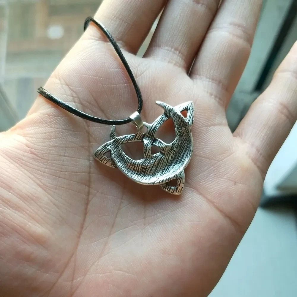 Collar de la Trinidad de la Luna con Personalidad de Moda