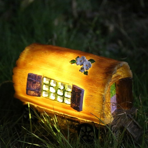 Lámpara solar LED para jardinería, casa de hadas, lámpara de césped anticorrosión de alta calidad para decoración de jardín al aire libre.
