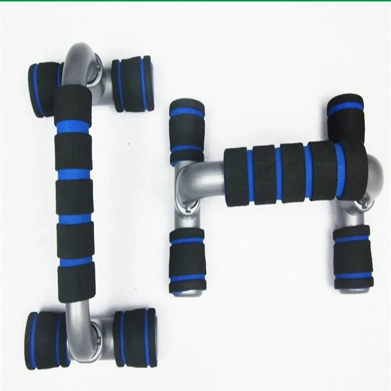 Barra de agarre para flexiones en forma de H con esponja y agarre manual ABS para entrenamiento de pecho y ejercicios de fitness