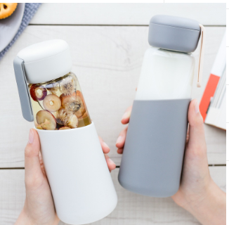 Botella de agua portátil ZOOOBE de 400 ml, de silicona, ideal para café, viajes y bebidas.