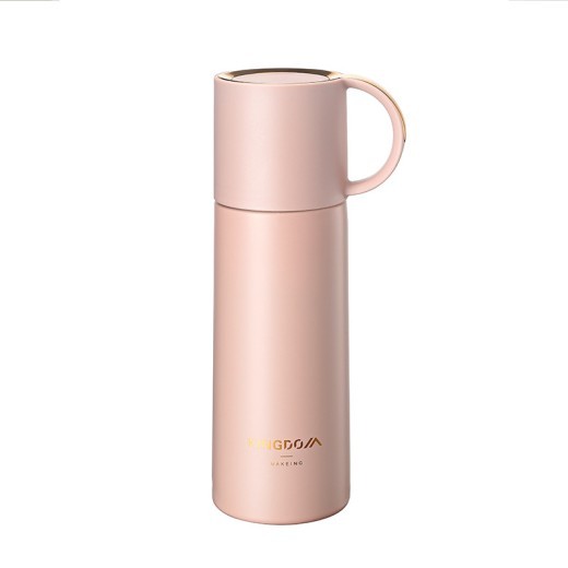 Botella de acero inoxidable de 350 ml, con aislamiento, para agua, leche, termo portátil, taza de café, taza de viaje, regalo para amantes.