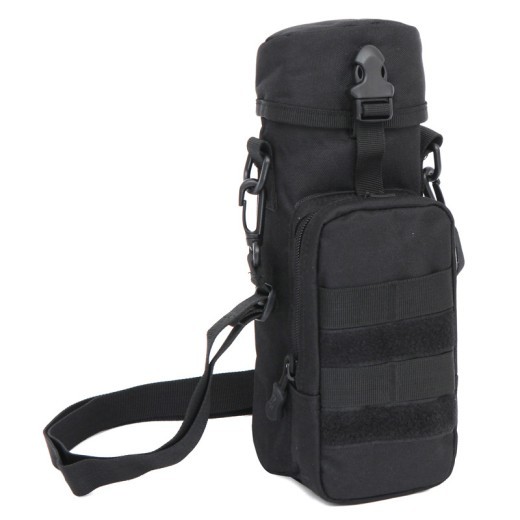 Funda para botella de agua de viaje, bolso de hombro, bolsa para botella de agua para exteriores
