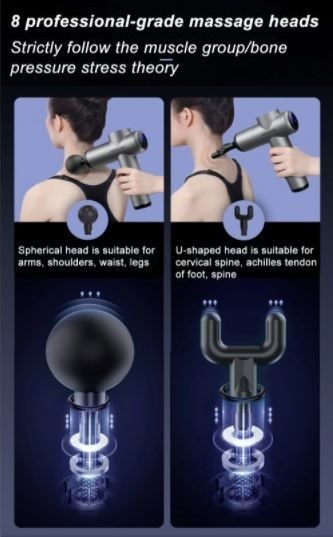 Pistola de masaje