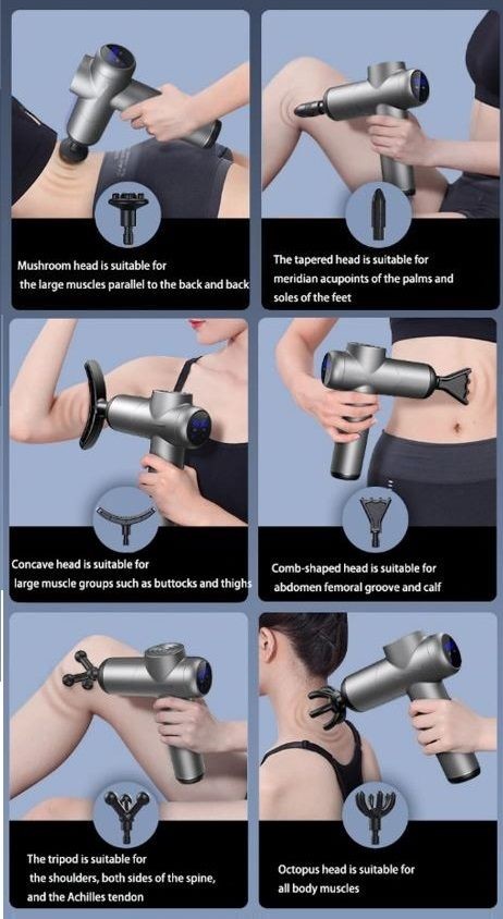 Pistola de masaje