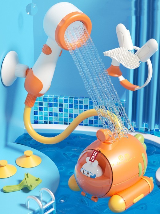 Juguetes de piscina de baño eléctrico para niños con submarino