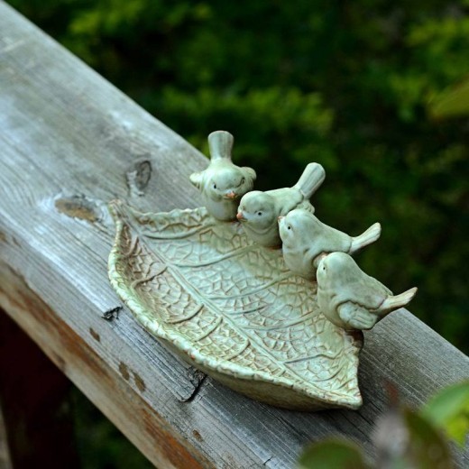 Baños de cerámica para nacimiento, decoración de jardín, nacimiento