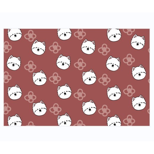 Manteles individuales de cuero con almohadillas aislantes y decoración impermeable