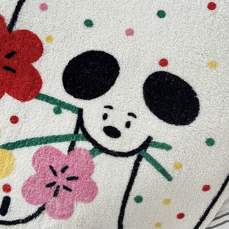 Nueva alfombra de noche para dormitorio infantil con forma de dibujos animados