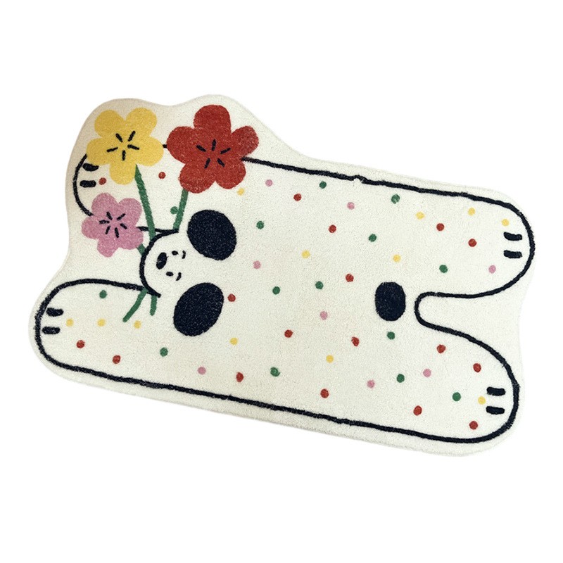 Nueva alfombra de noche para dormitorio infantil con forma de dibujos animados