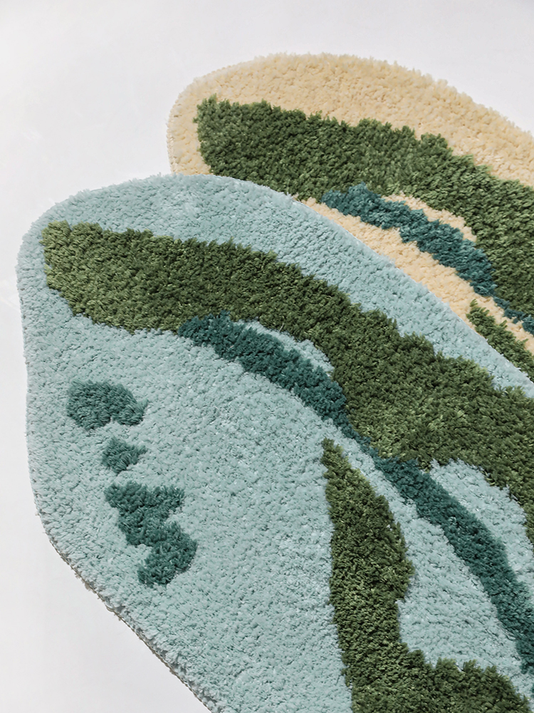 Alfombra original para dormitorio, cojín de noche, lindas flores de niña