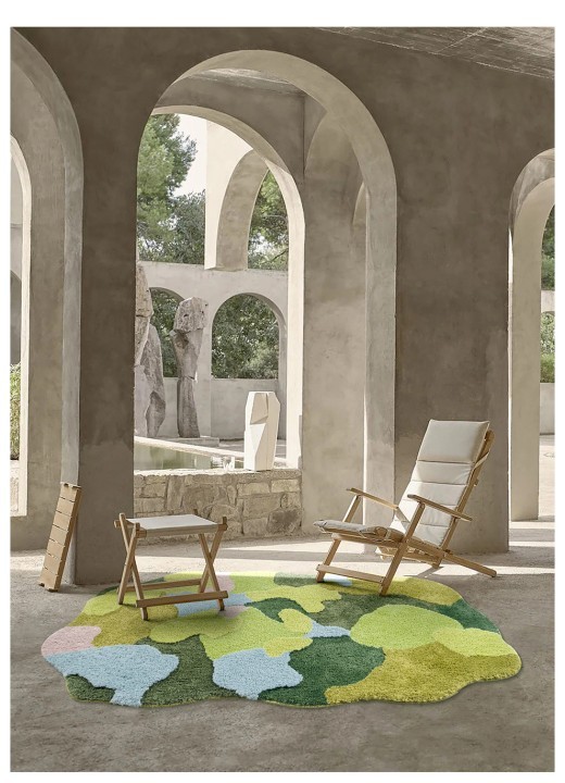 Alfombra de imitación de cachemira para sala de estar, dormitorio, antideslizante y antiincrustante.