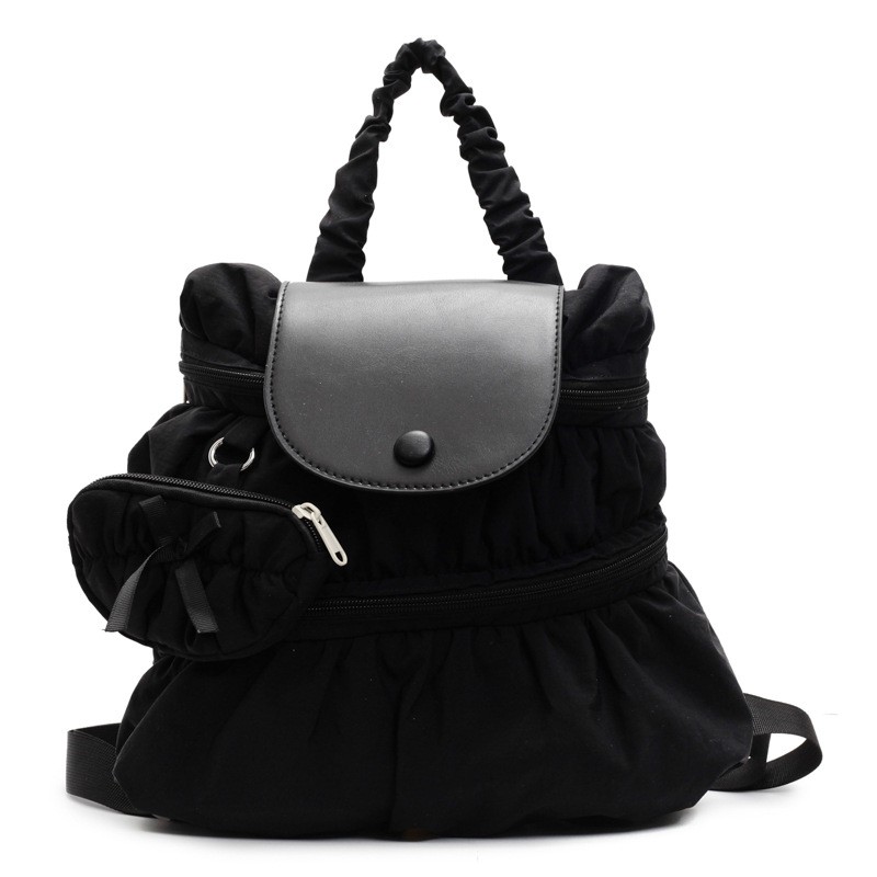 Bolso de hombro plisado de moda
