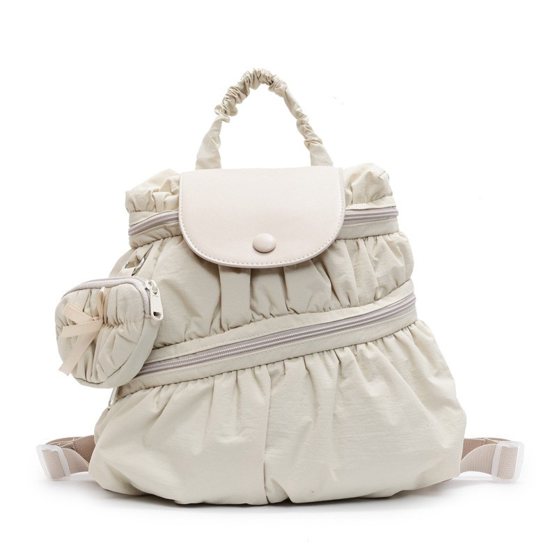 Bolso de hombro plisado de moda