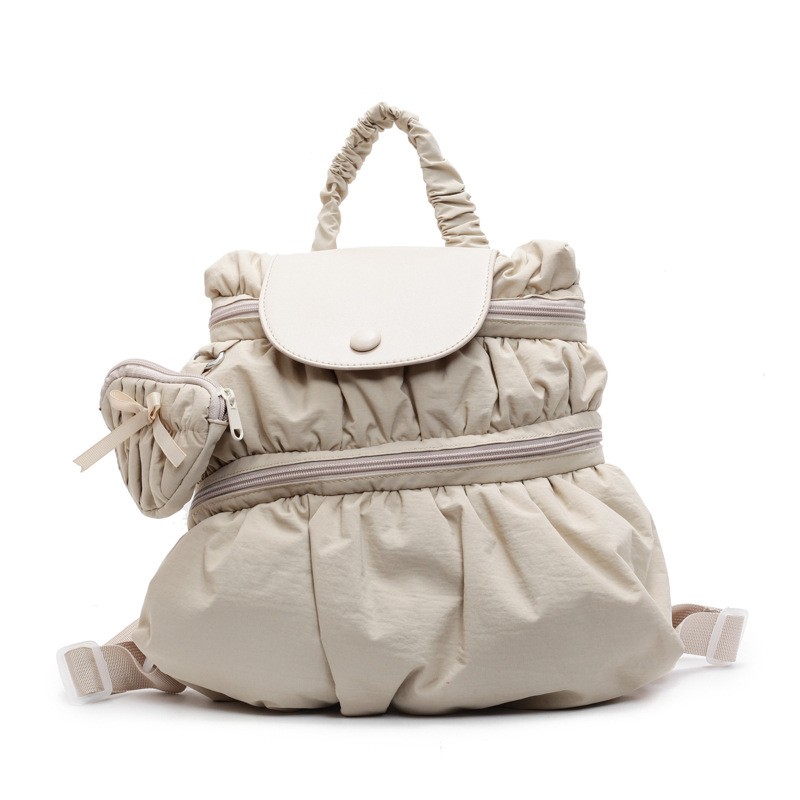 Bolso de hombro plisado de moda