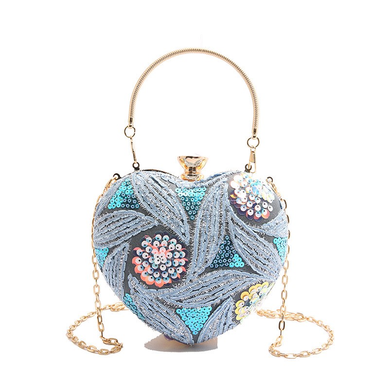 Bolso de hombro retro con lentejuelas de moda para mujer