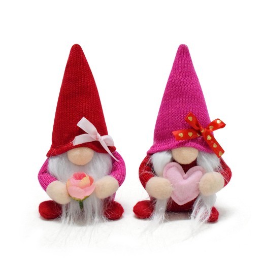 Decoraciones de regalo para el Día de San Valentín y el Día de la Madre Muñeca sin rostro de amor