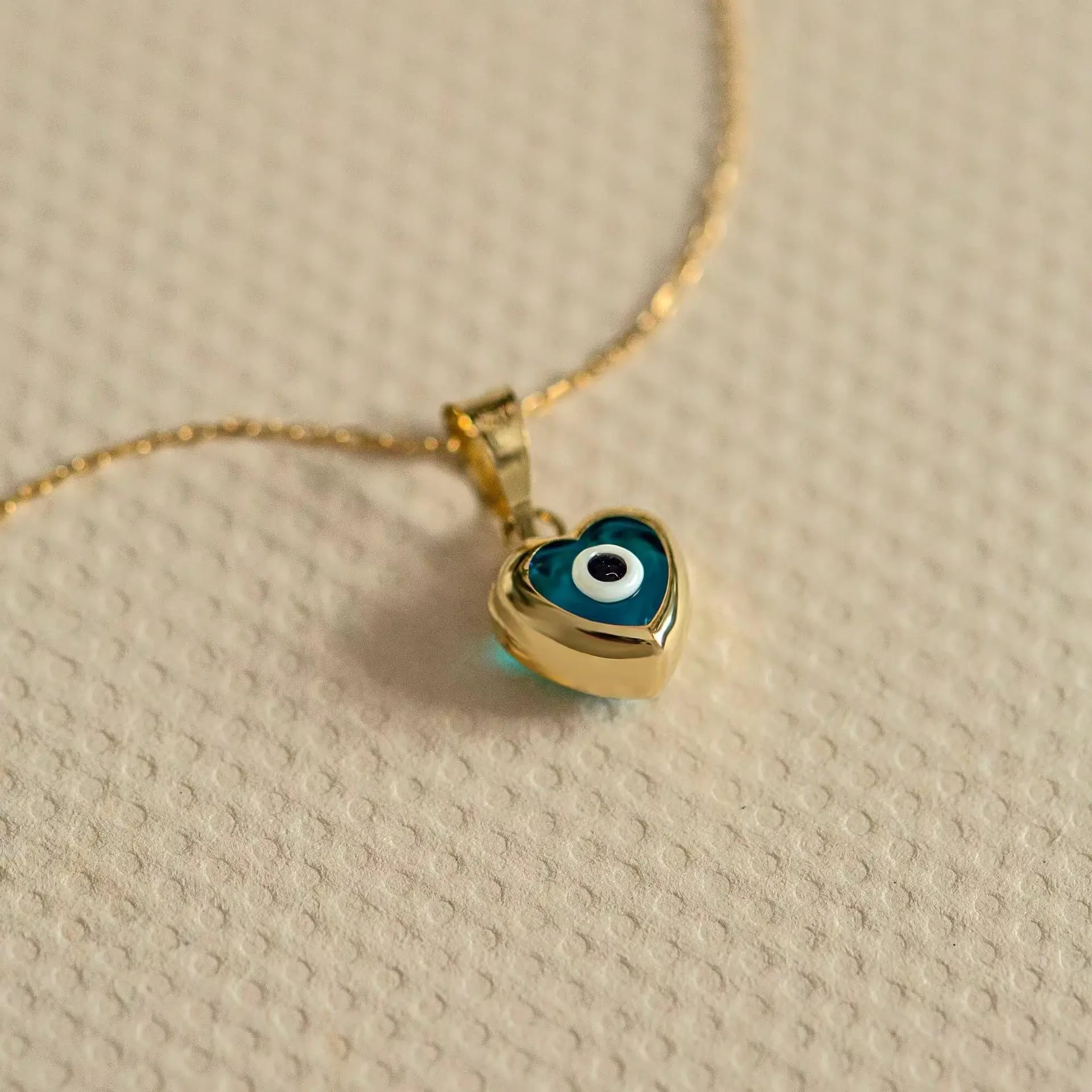 Collar de circonitas de ojo de diablo europeas y americanas