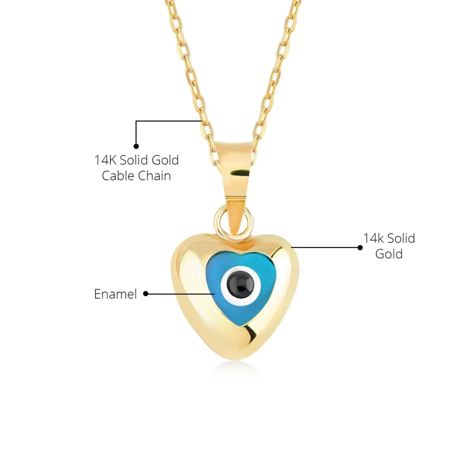 Collar de circonitas de ojo de diablo europeas y americanas