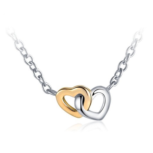 Colgante de corazón de cobre con forma de corazón, regalo de San Valentín