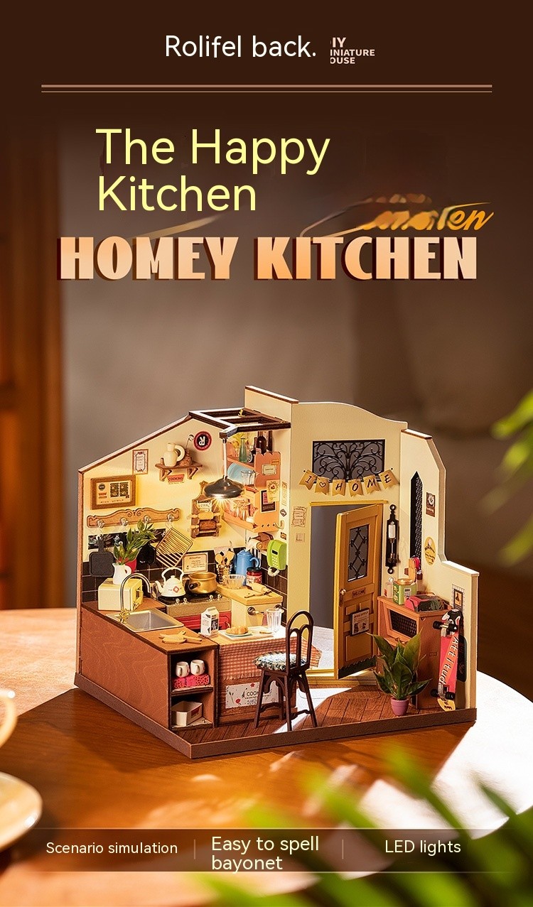 Juguete de plástico para armar Happy Kitchen
