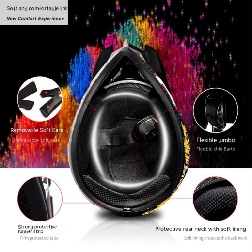 Casco de kart para cross-country, coche eléctrico, motocicleta