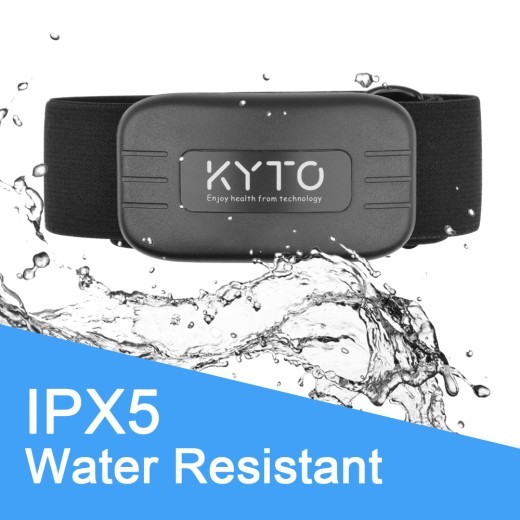 Monitor de frecuencia cardíaca con correa para el pecho y Bluetooth 4.0, sensor inteligente de fitness, equipo impermeable para gimnasio y deportes al aire libre.