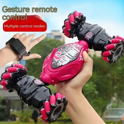Coche de control remoto transformable controlado por gestos para niños