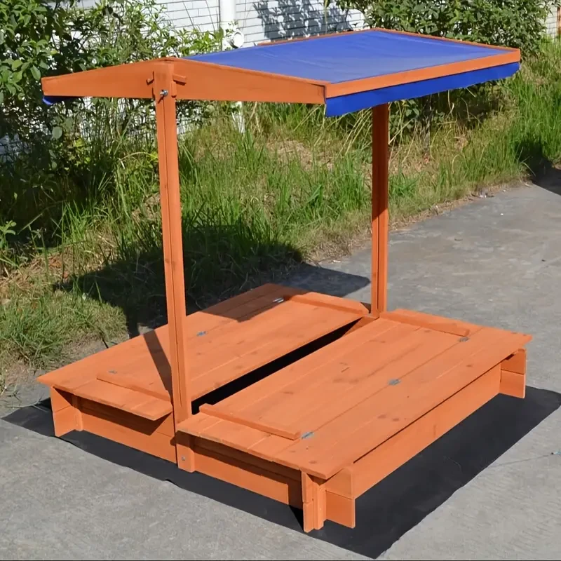 1 arenero de madera con dosel