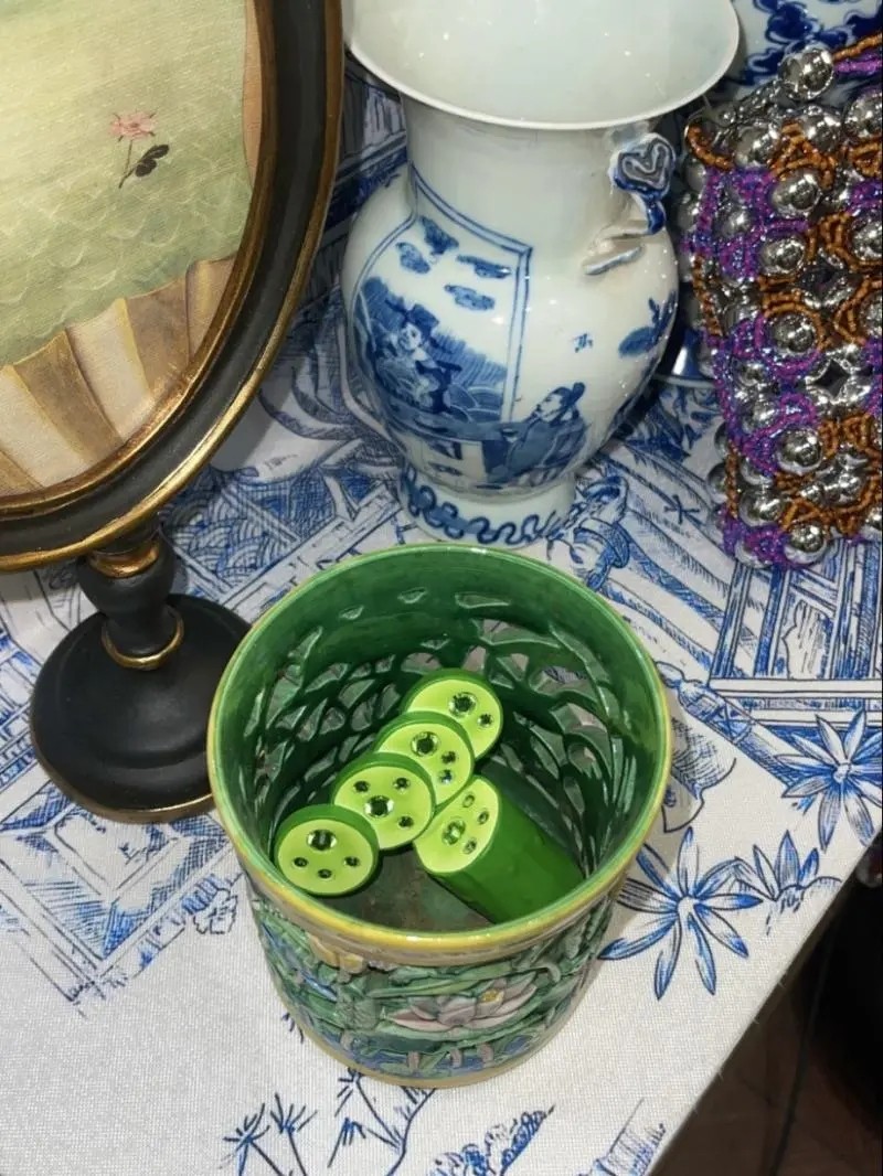 Anillos de pepino en rodajas