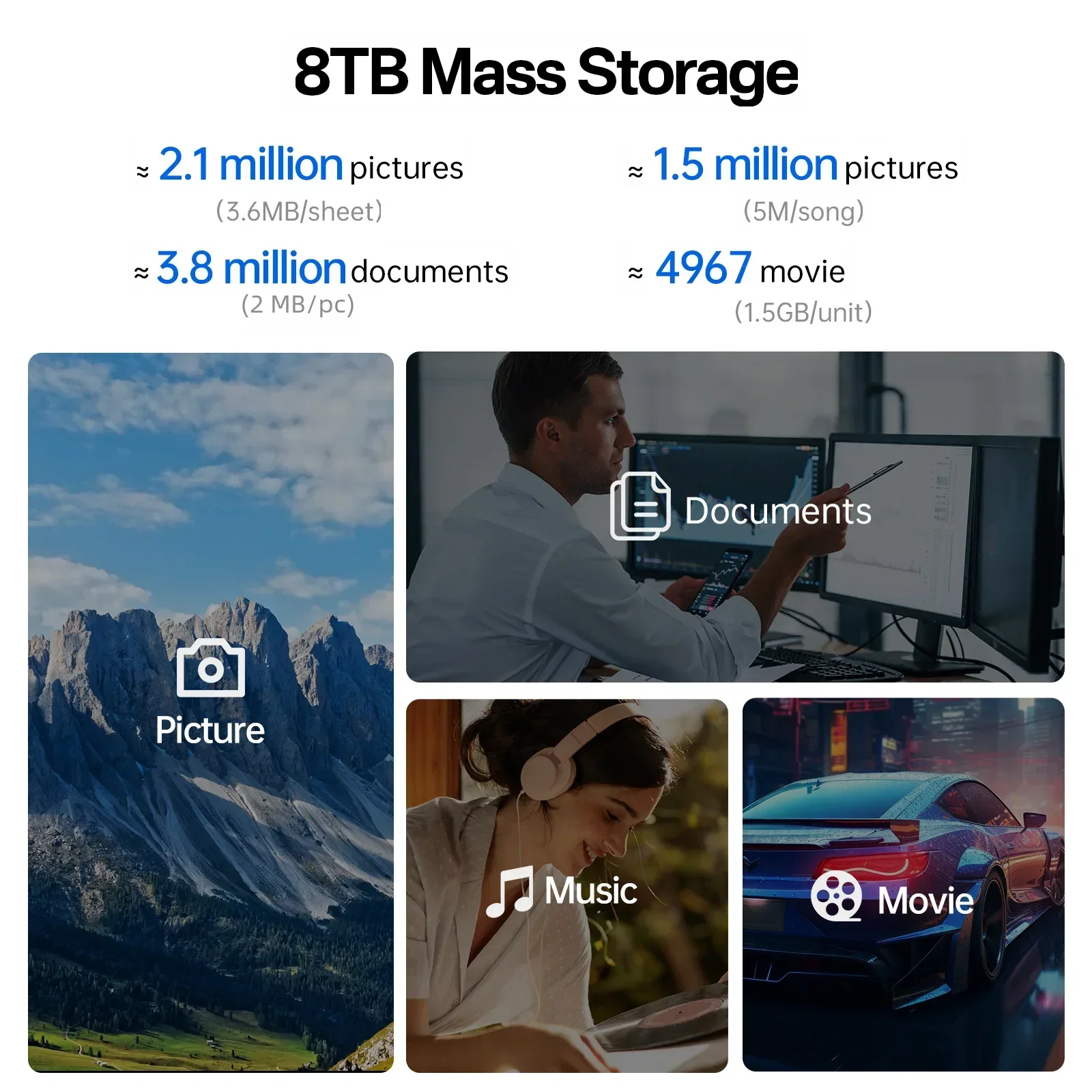 Carcasa SSD ACASIS USB 4.0 de 40 Gbps - Carcasa Thunderbolt NVMe M.2 para almacenamiento de alta velocidad de 8 TB