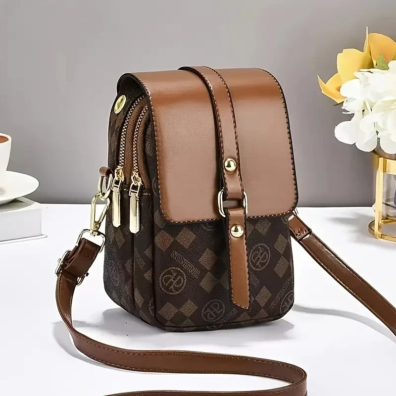 Bolso pequeño multicapa, práctico, versátil y de gran capacidad para mujer (2024)