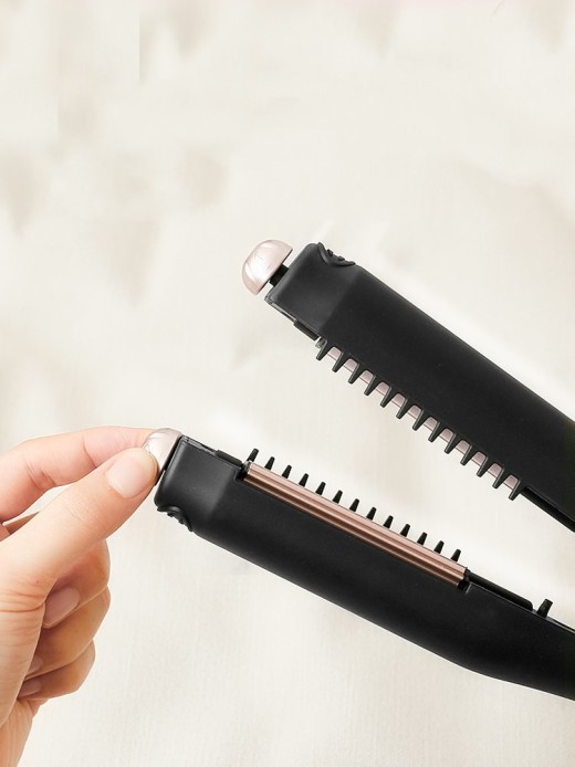 Almohadilla rizadora eléctrica para férulas, plancha para el cabello