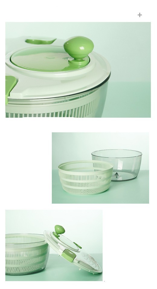 Máquina deshidratadora de frutas y verduras para el hogar Lavadora de verduras Cesta deshidratadora