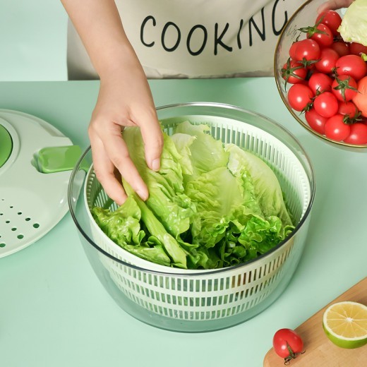 Máquina deshidratadora de frutas y verduras para el hogar Lavadora de verduras Cesta deshidratadora