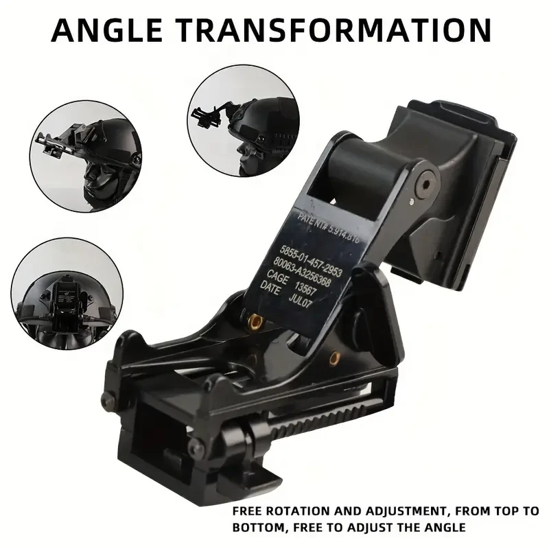 Montura para casco de visión nocturna táctica Rhino NVG PVS-14/PVS