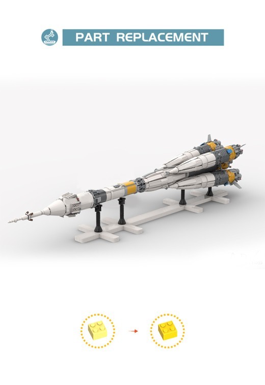 Bloques de construcción de la alianza de vehículos de lanzamiento de la serie espacial