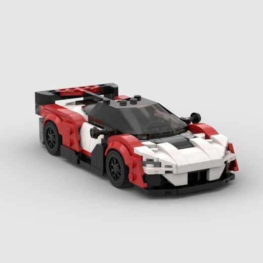 Juguete de bloques de construcción de coche deportivo McLaren