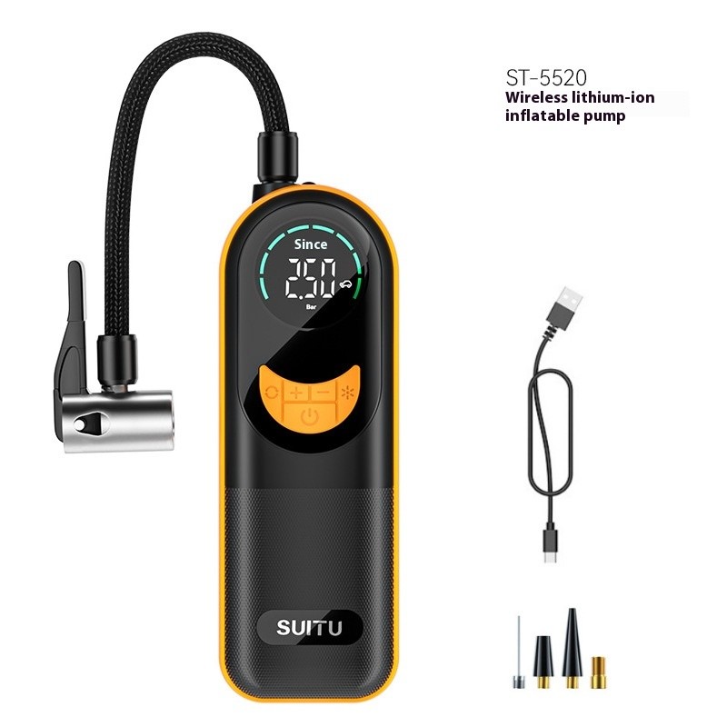 Coche inflable con pantalla digital y carga inalámbrica