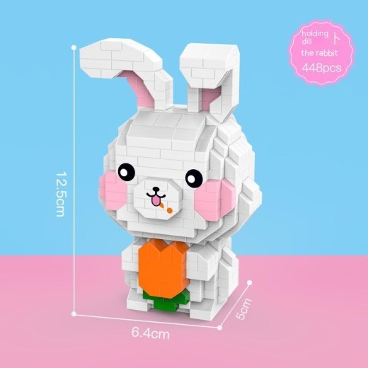 Bloques de construcción de micropartículas para niños, juguete educativo para ensamblar, regalo pequeño de Año Nuevo para niña