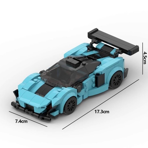 Bloques de construcción compatibles con coches de 8 cuadrículas para hombres